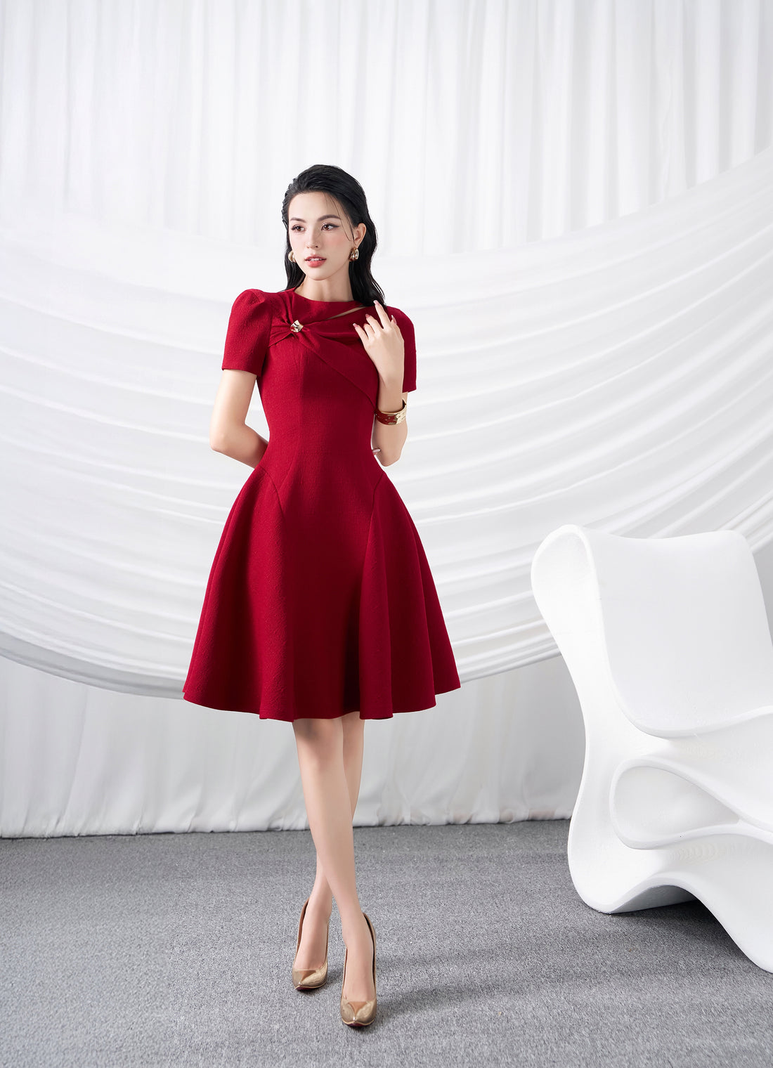 Red Miyu Dress - 1