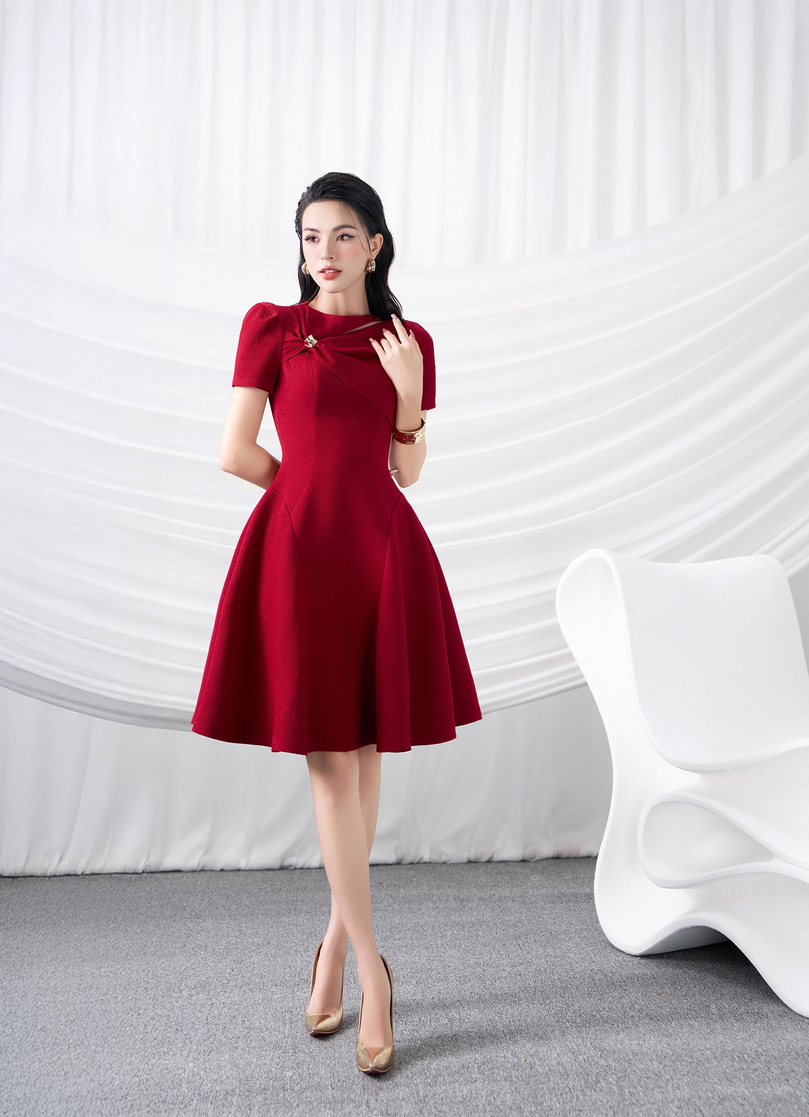 Red Miyu Dress - 1