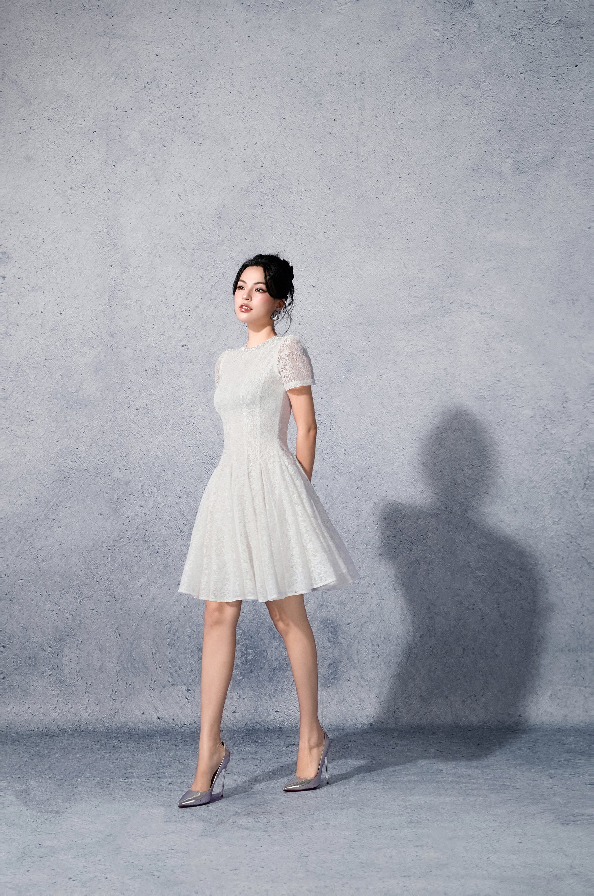 WHITE KAMEN DRESS - 10