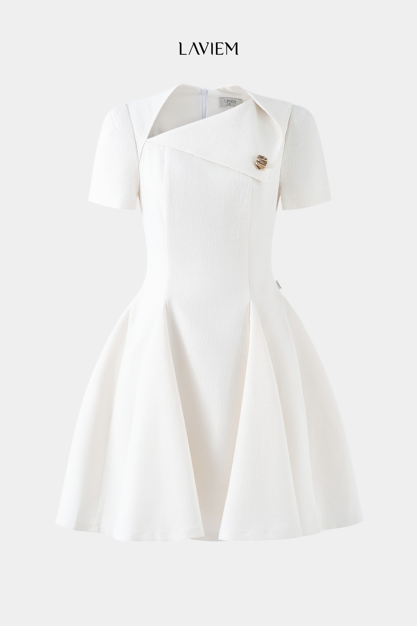 WHITE ALVA DRESS - 4