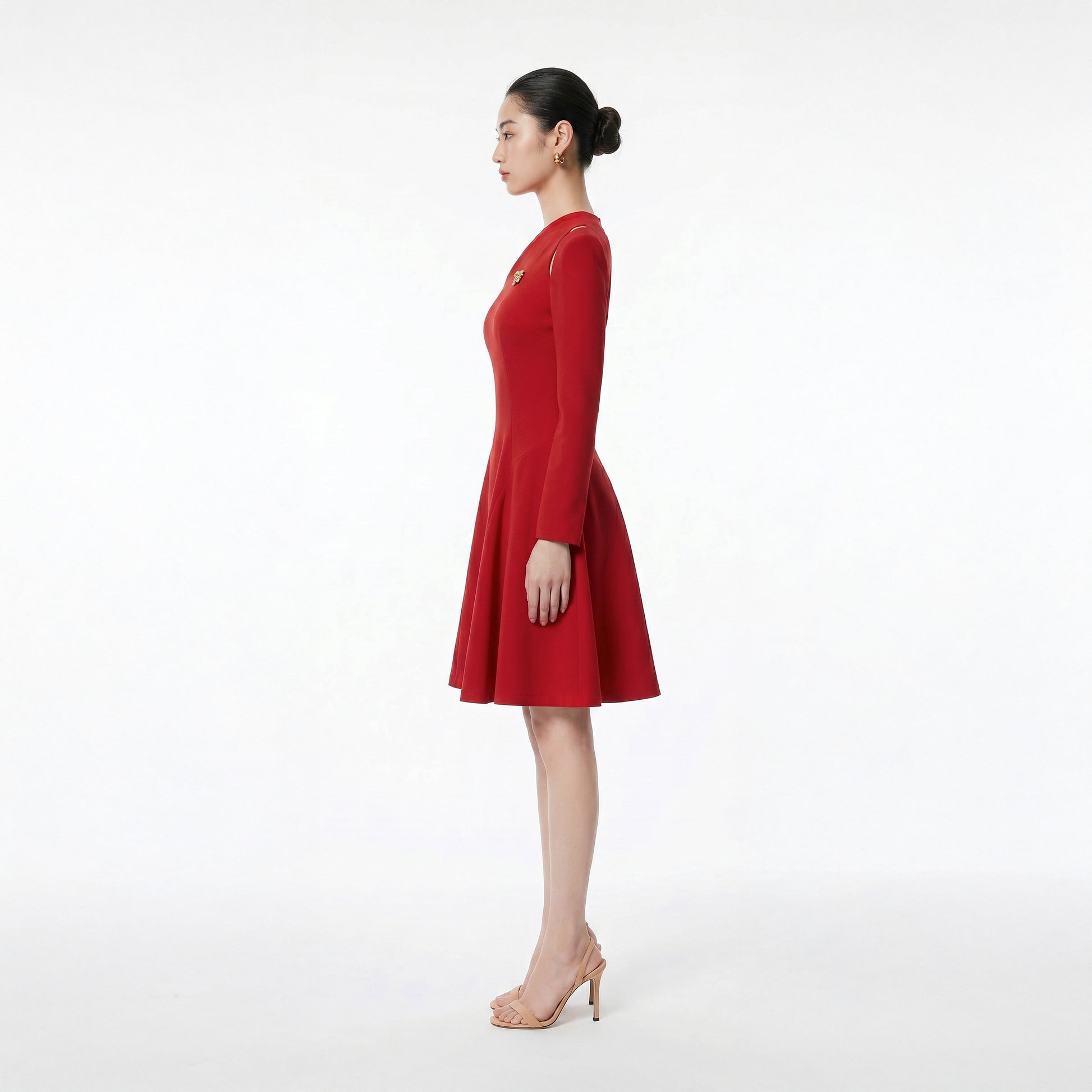 RED CELIN DRESS - 2