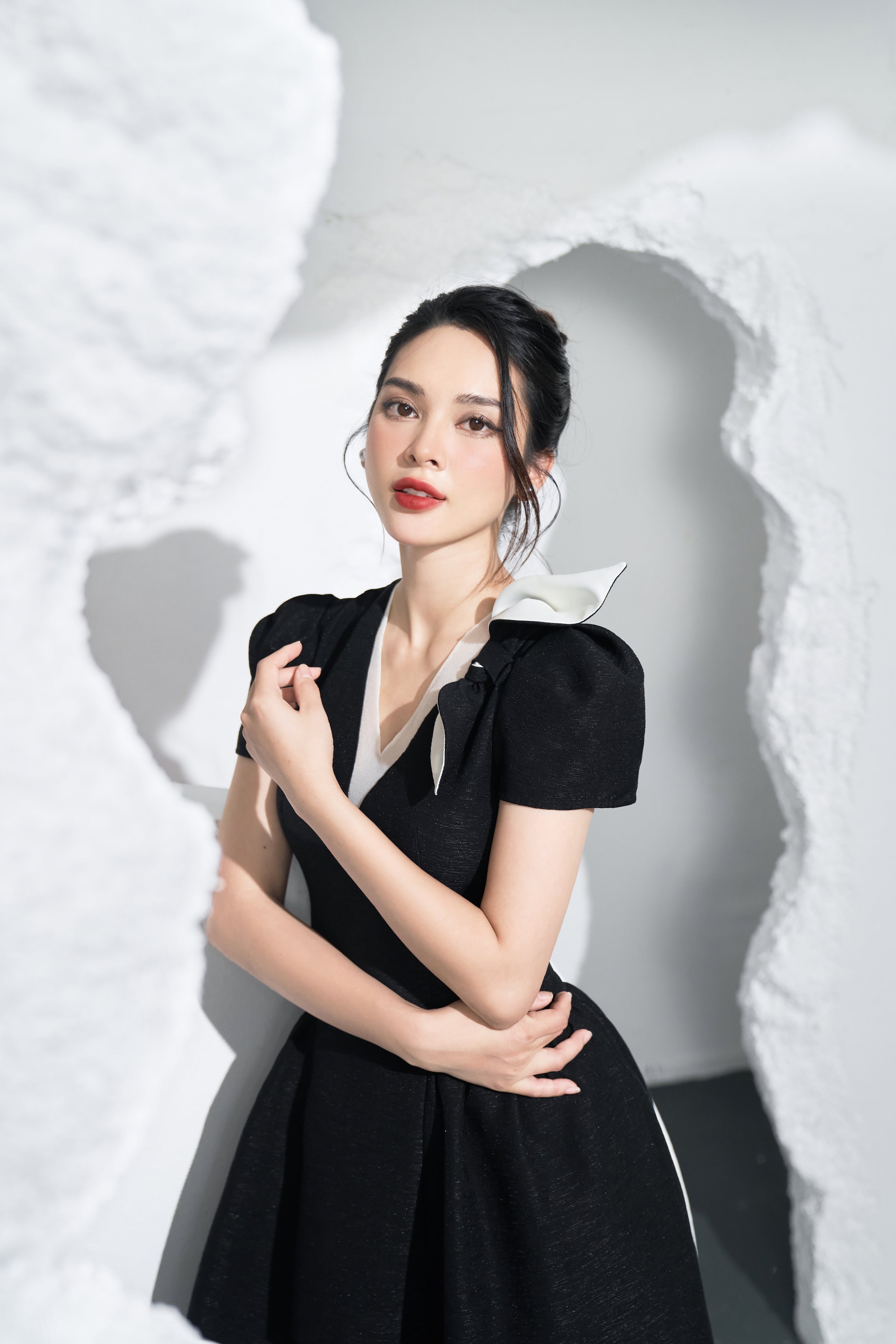 BLACK KATY DRESS - 5