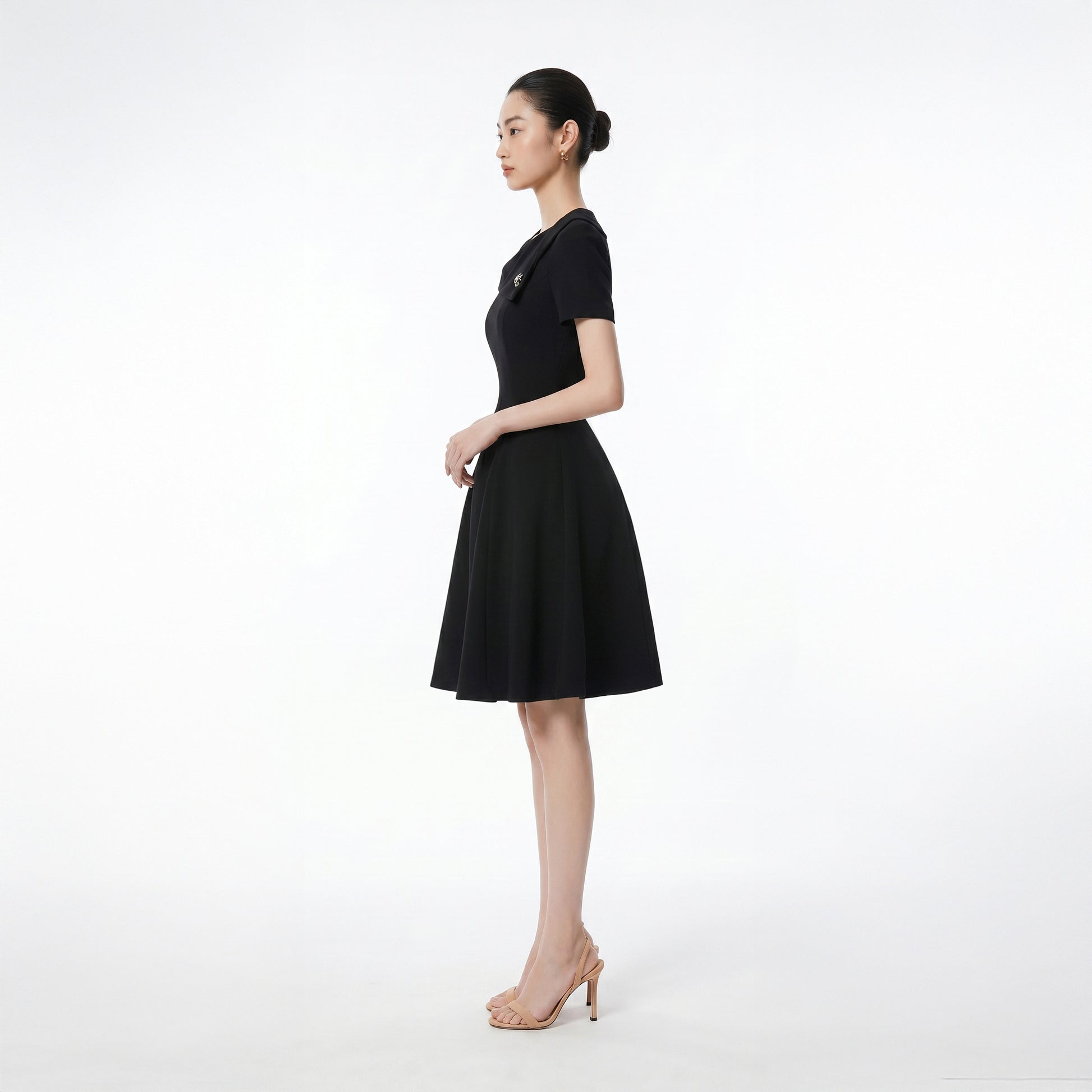 BLACK ALVA DRESS - 2