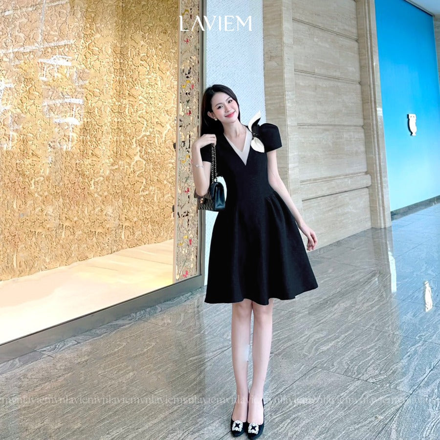 BLACK KATY DRESS - 8