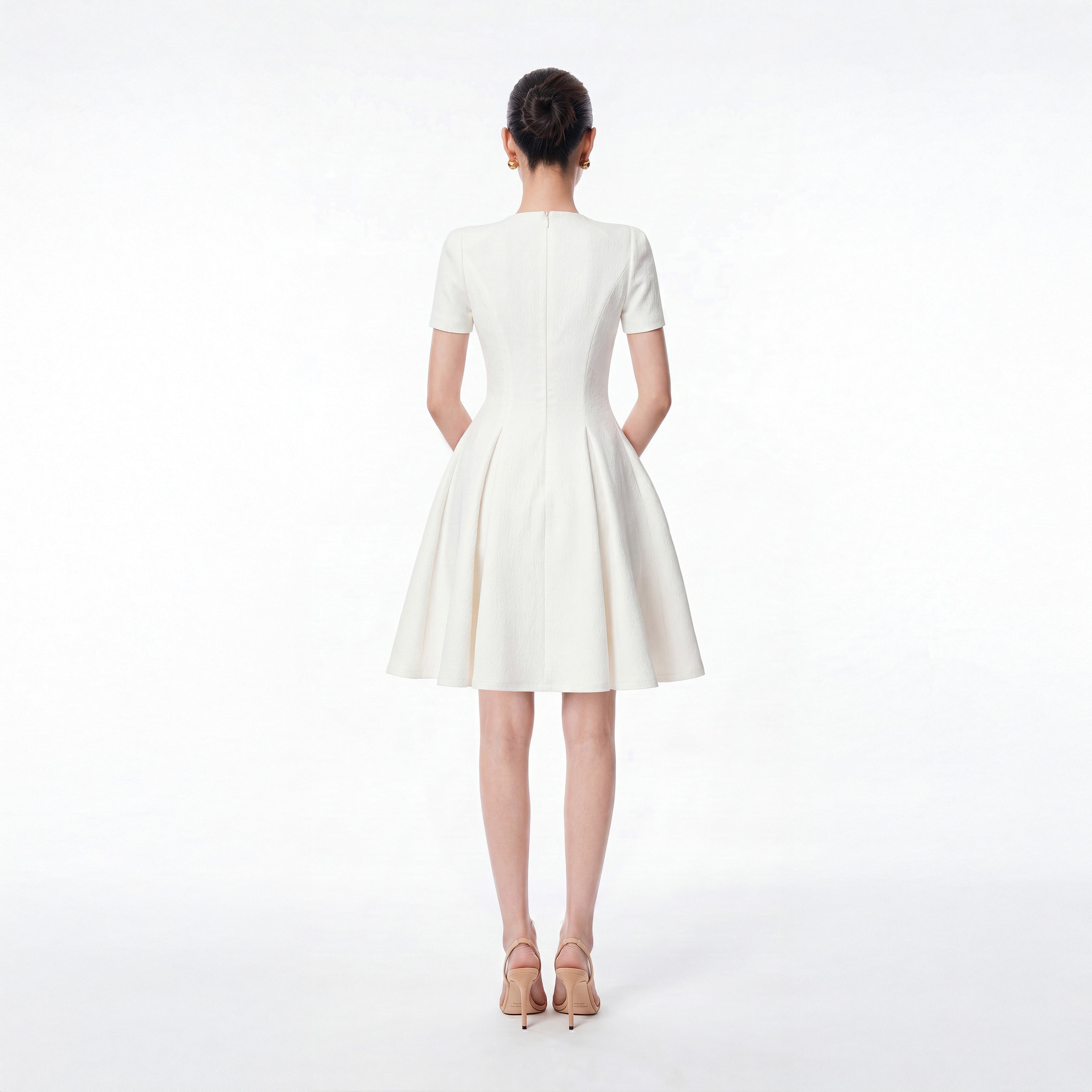 WHITE ALVA DRESS - 3
