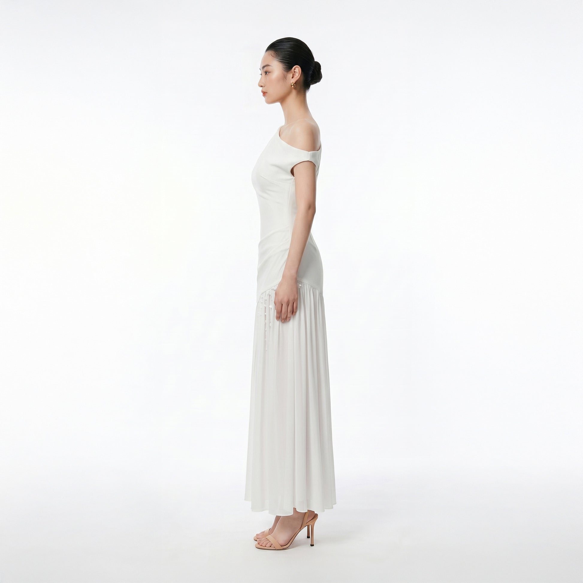 WHITE QUINLAN DRESS - 2