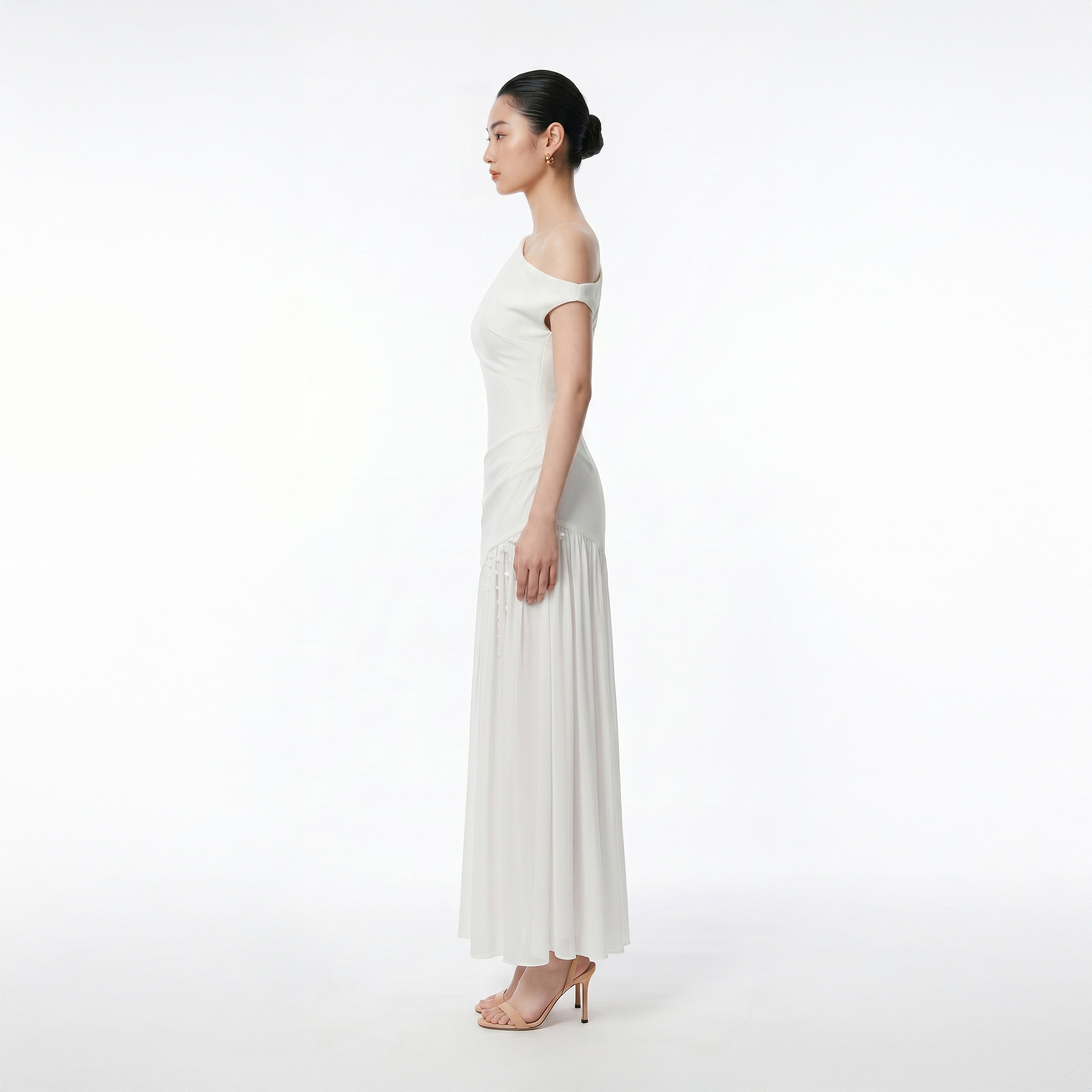 WHITE QUINLAN DRESS - 2