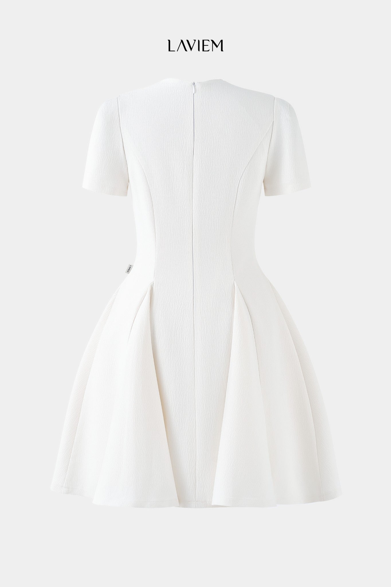 WHITE ALVA DRESS - 5