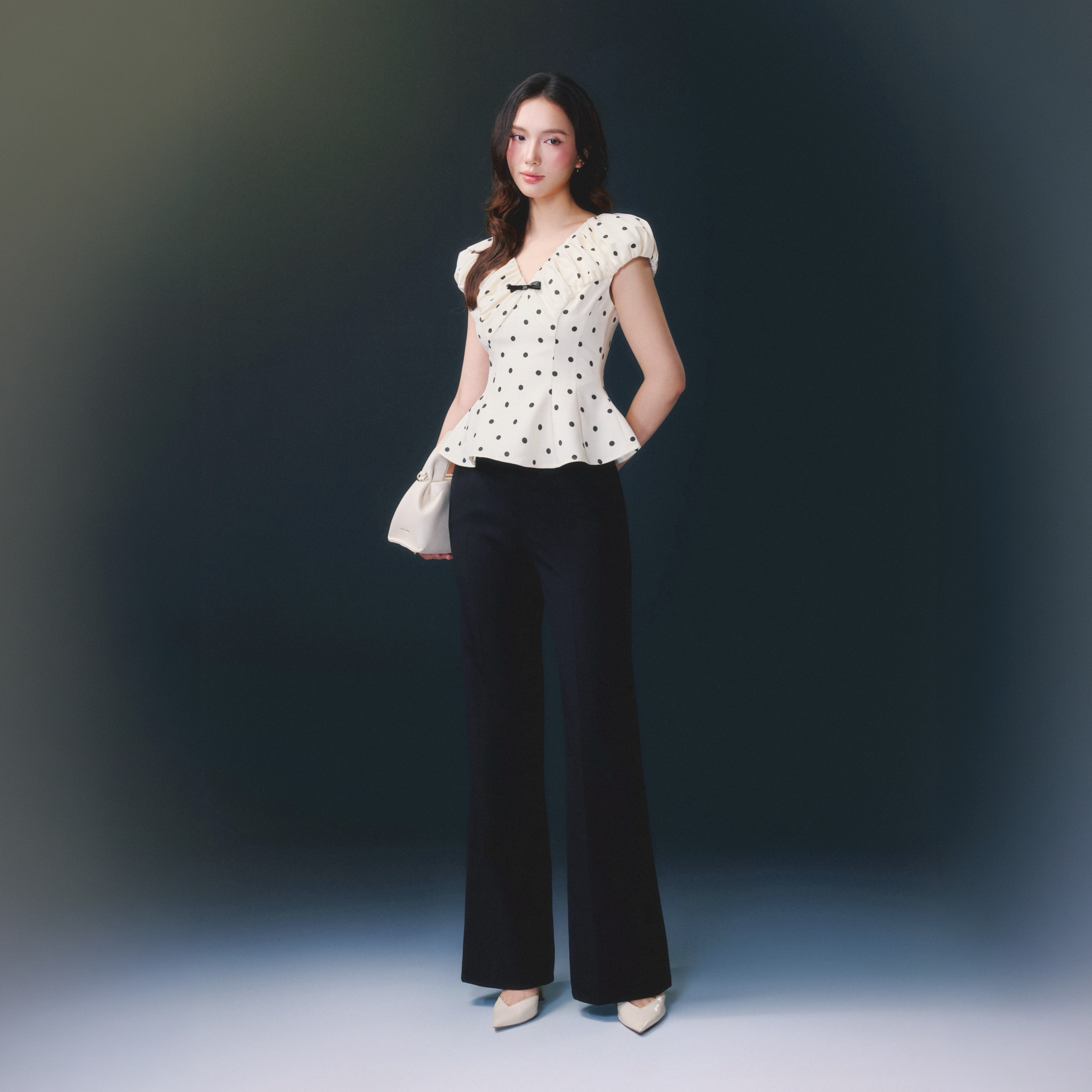 BLACK SOIE PANTS - 1