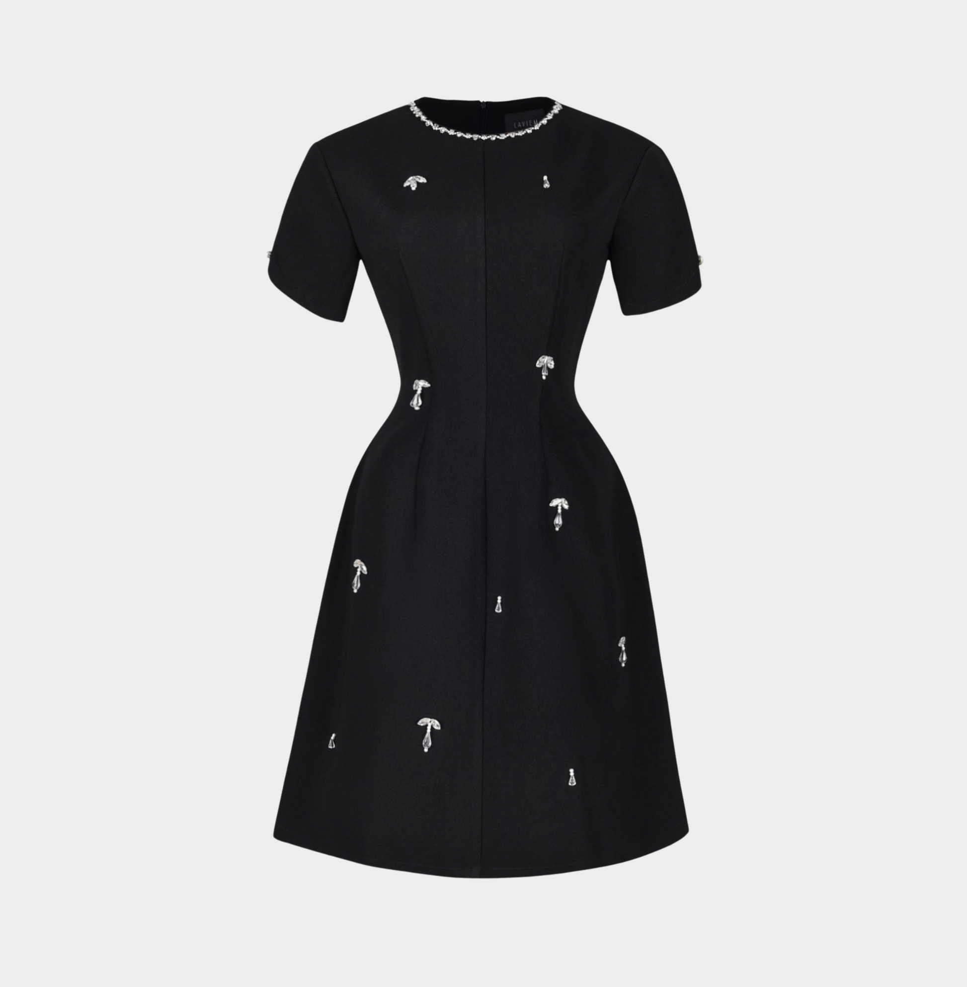 BLACK JASMI DRESS - 2