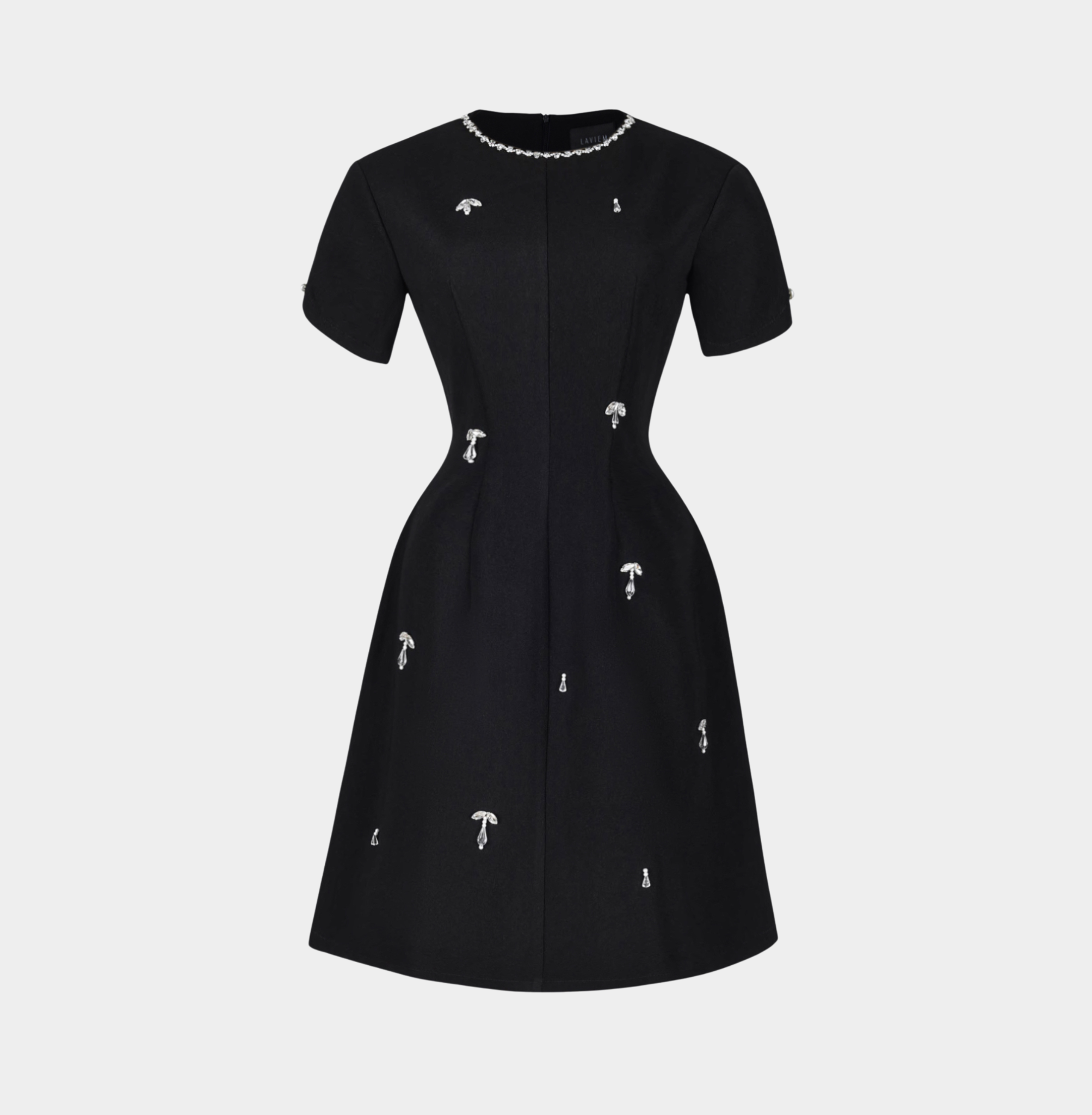 BLACK JASMI DRESS - 2