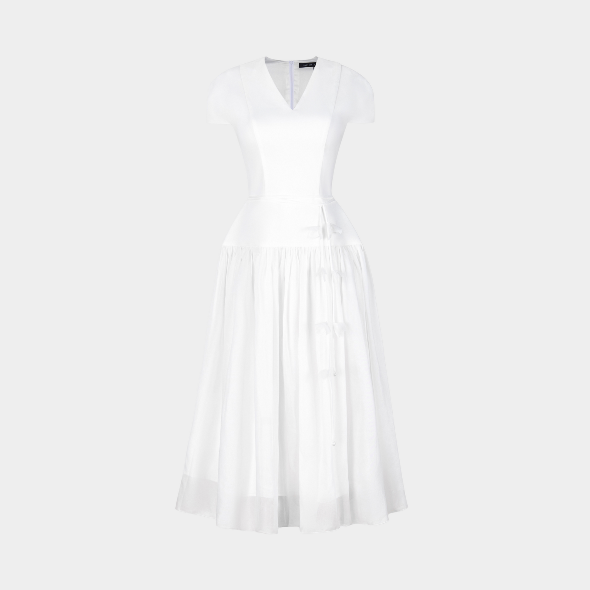 WHITE WENDY DRESS - 4
