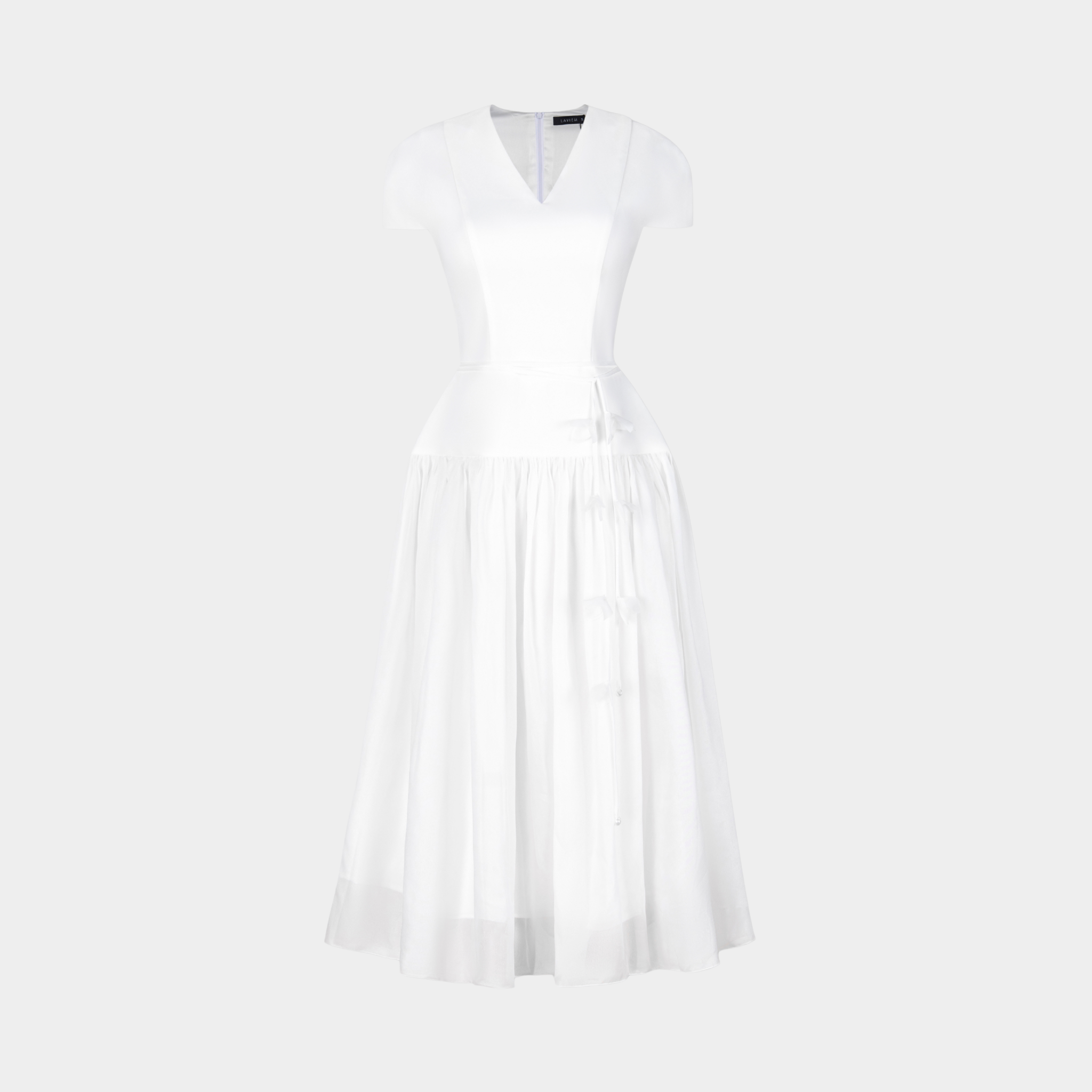 WHITE WENDY DRESS - 4