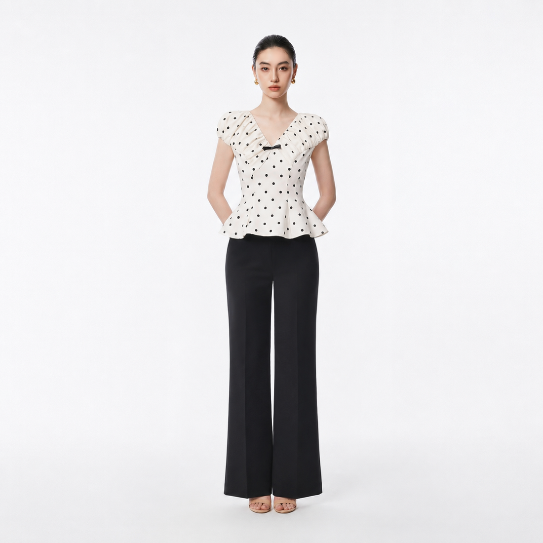 BLACK SOIE PANTS - 5